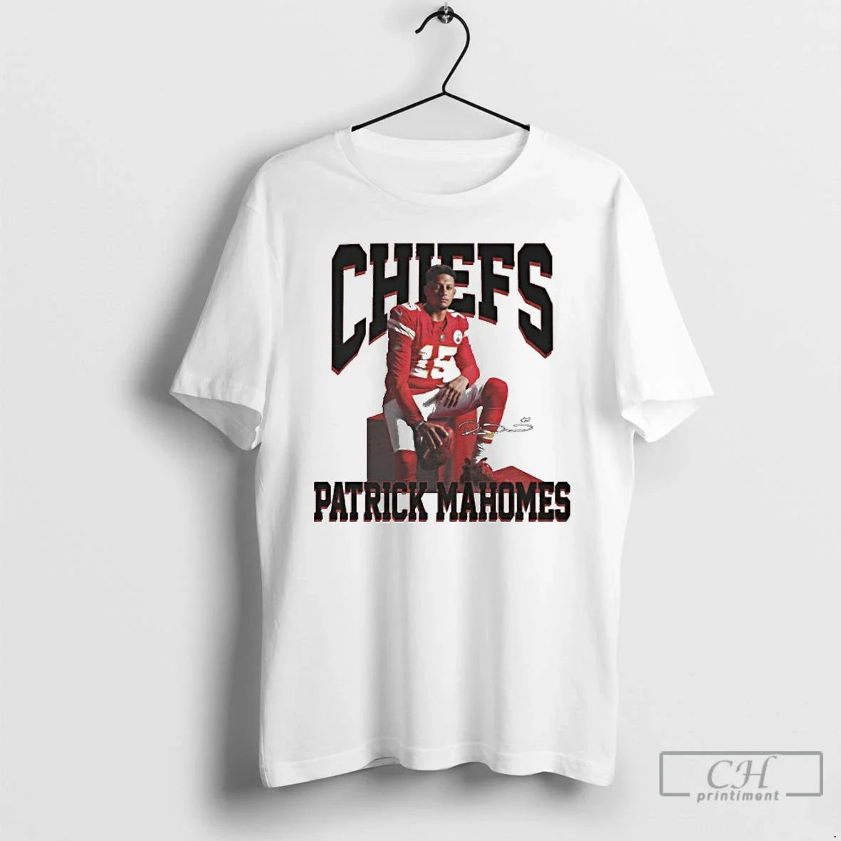 Premium Chiefs Patrick Mahomes Player Signature T Shirts