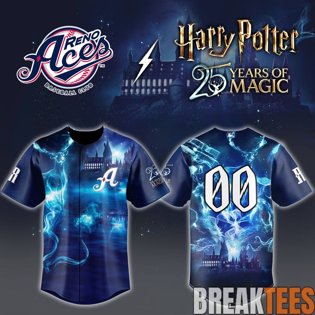 Reno Aces x Harry Potter Night ”25 Years of Magic” Custom Baseball Jersey