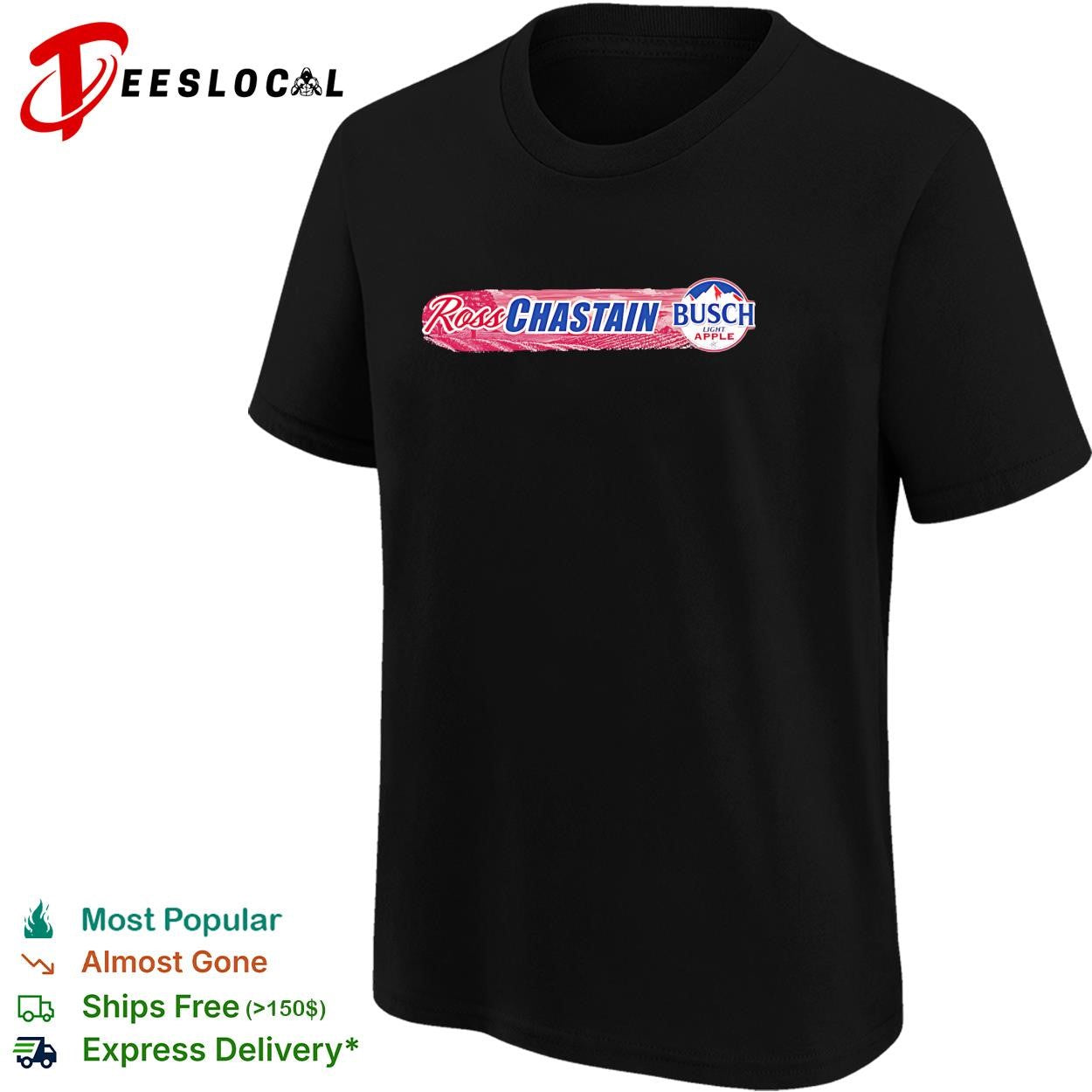Ross Chastain Busch Light Apple signature Trackhouse NASCAR shirt
