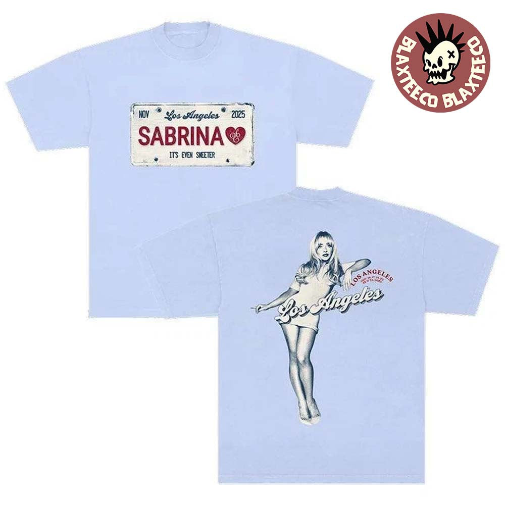 Sabrina Carpenter Los Angeles 2025 Event Tee Short n Sweet Tour 2025 At Crypto.com Arena On November 16-23 2025 Two Sided T-Shirt