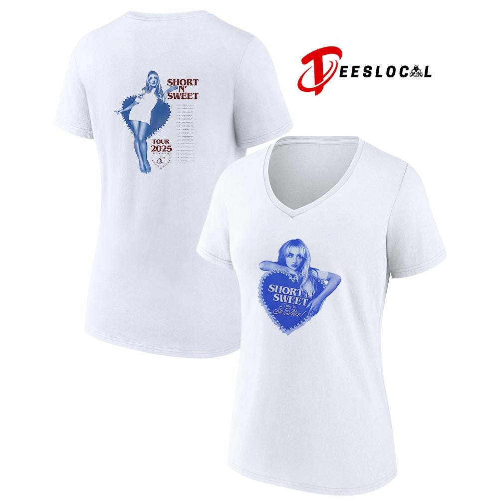 Sabrina Carpenter Short N Sweet tour is so nice date schedule graphic shirt