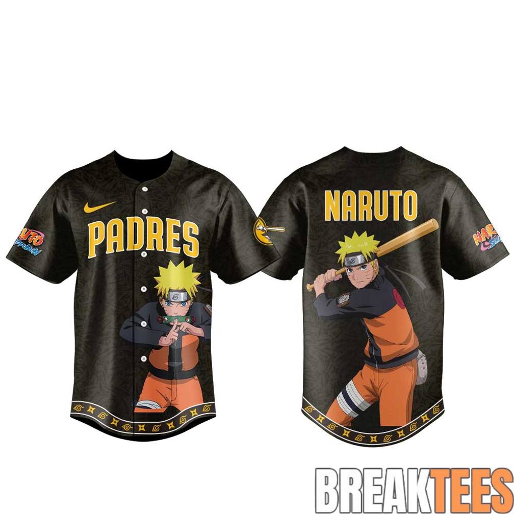 San Diego Padres Naruto Night 2026 Special Jersey