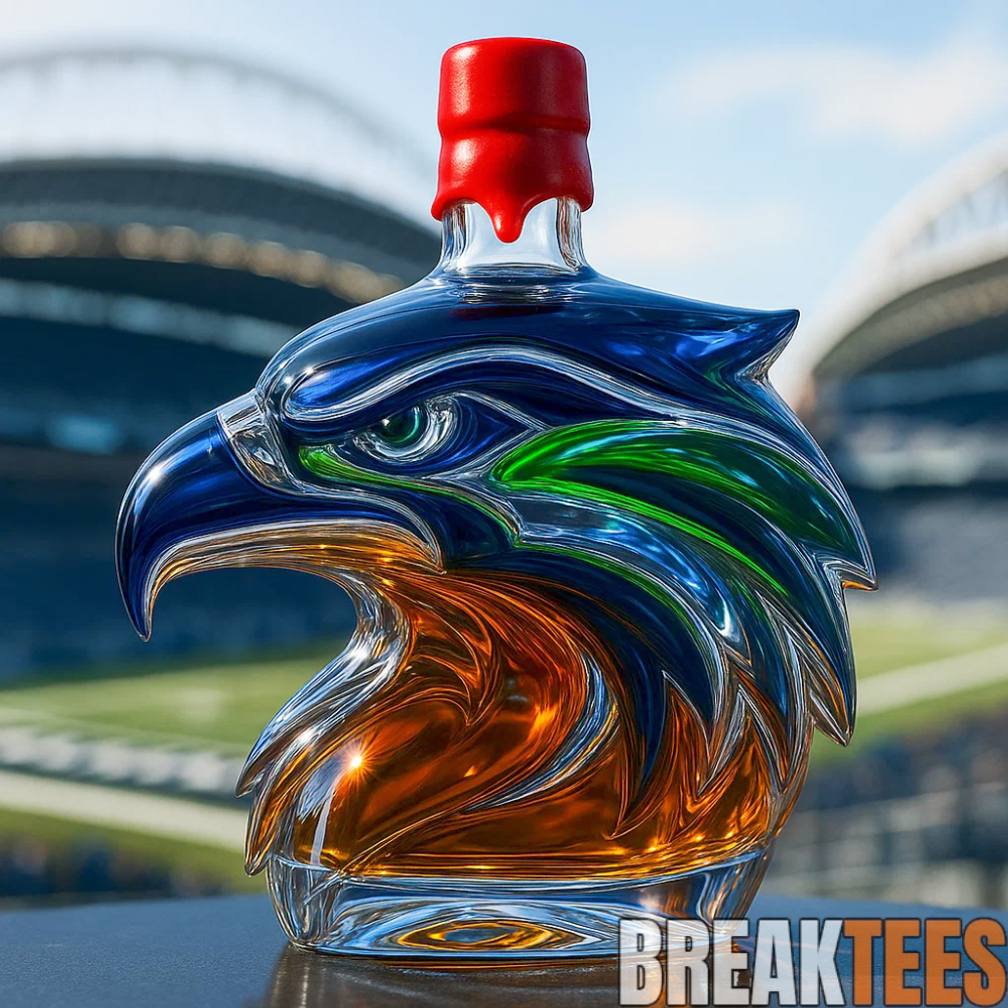 Seattle Seahawks Spirit Limited Edition Whisky Bottle
