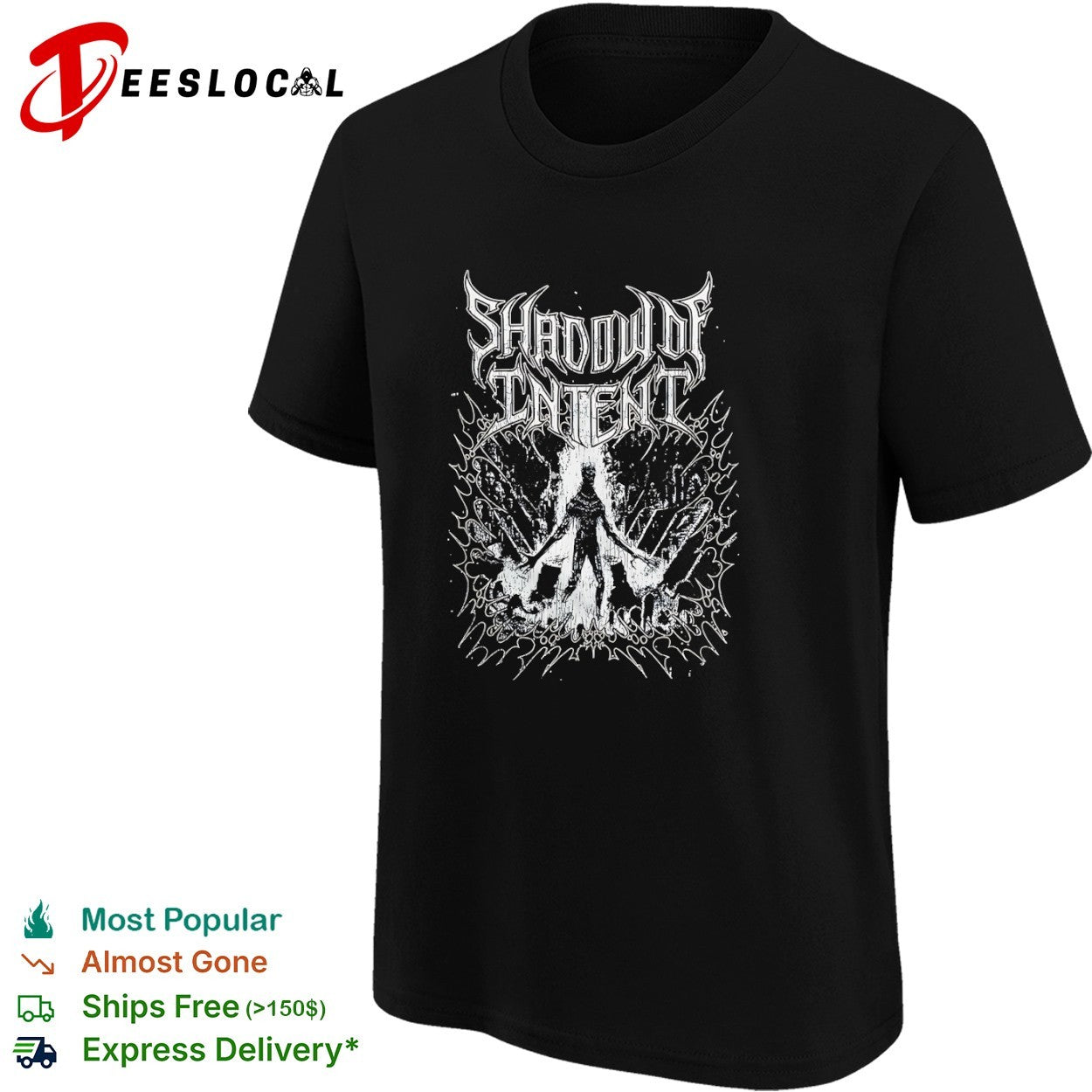 Shadow of Intent Halo The Arbiter Thel Vadam Flood Infection Metal Core Band shirt