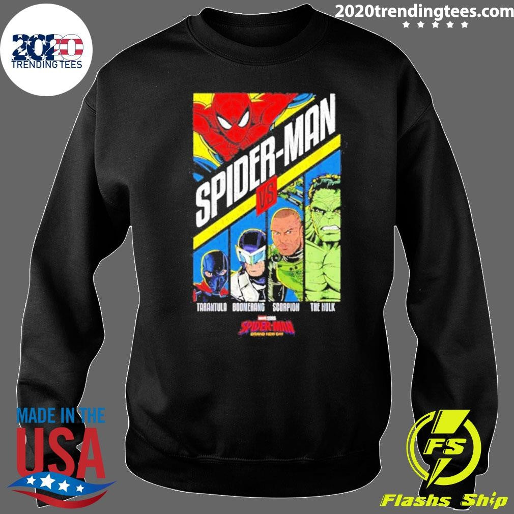 Spider-man Vs Tarantula Boomerang Scorpion The Hulk Shirt