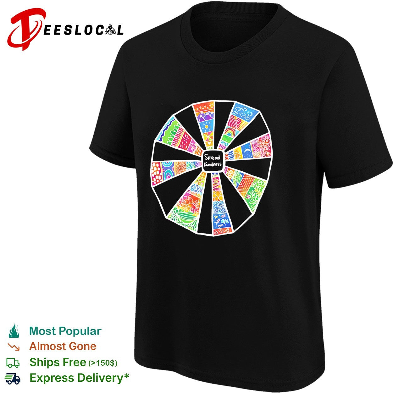 Spread Kindness spin roll shirt