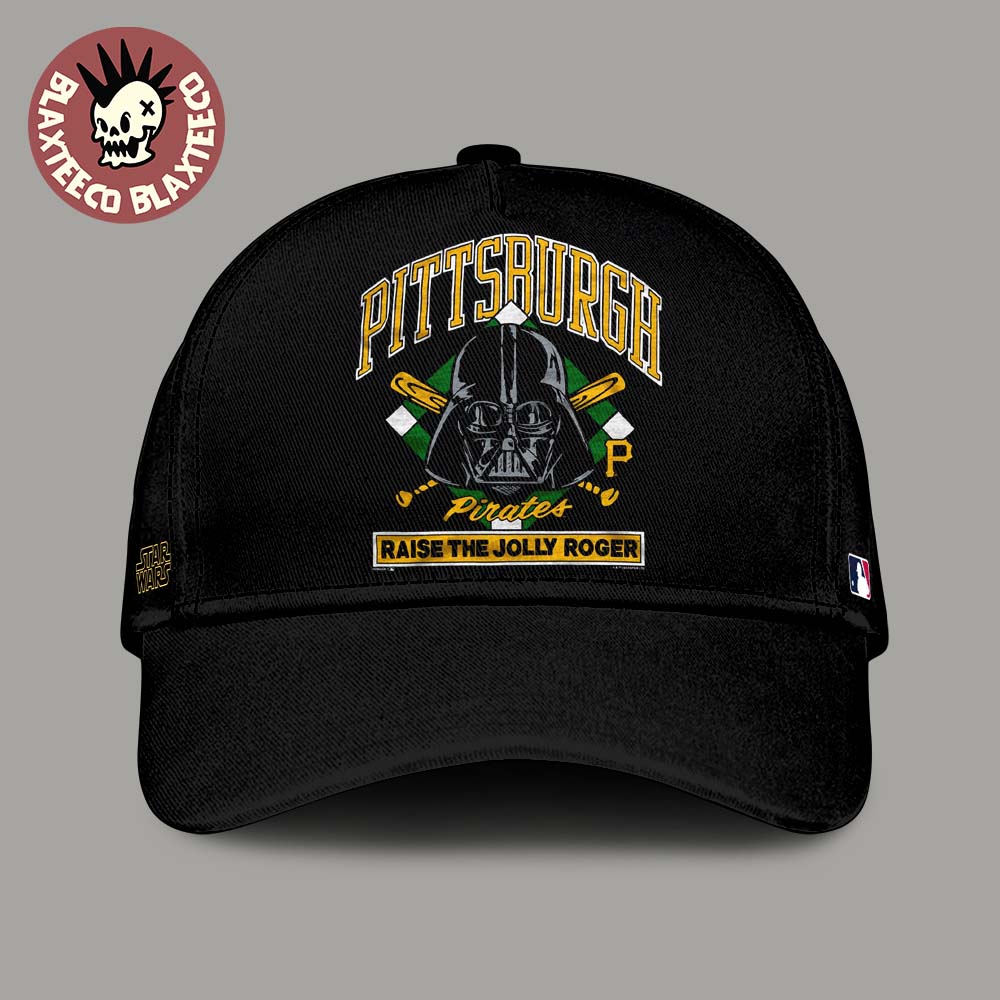 Star Wars X MLB 2026 Star Wars Day Pittsburgh Pirates Dark Side Darth Vader Raise The Jolly Roger Cap Hat Snapback