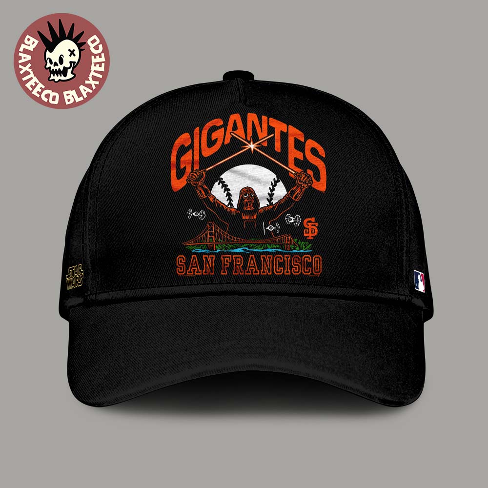 Star Wars X MLB 2026 Star Wars Day San Francisco Giants Dark Side Darth Vader Gigantes Cap Hat Snapback