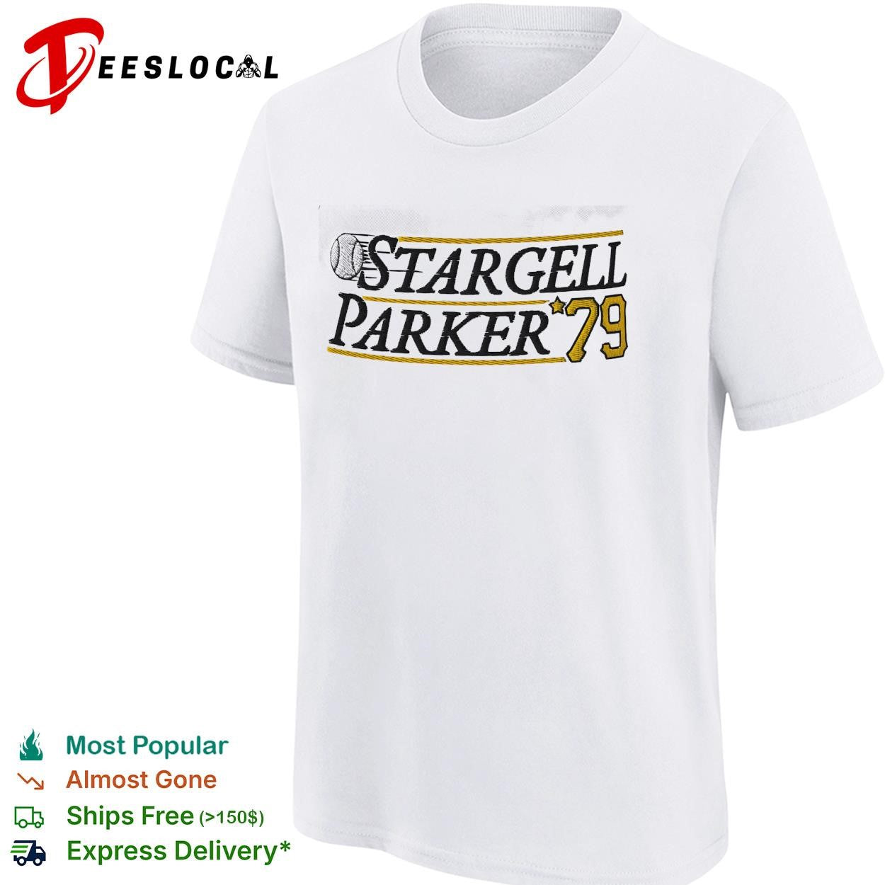 Stargell Parker 1979 Pittsburgh Pirates World Series champions vintage shirt