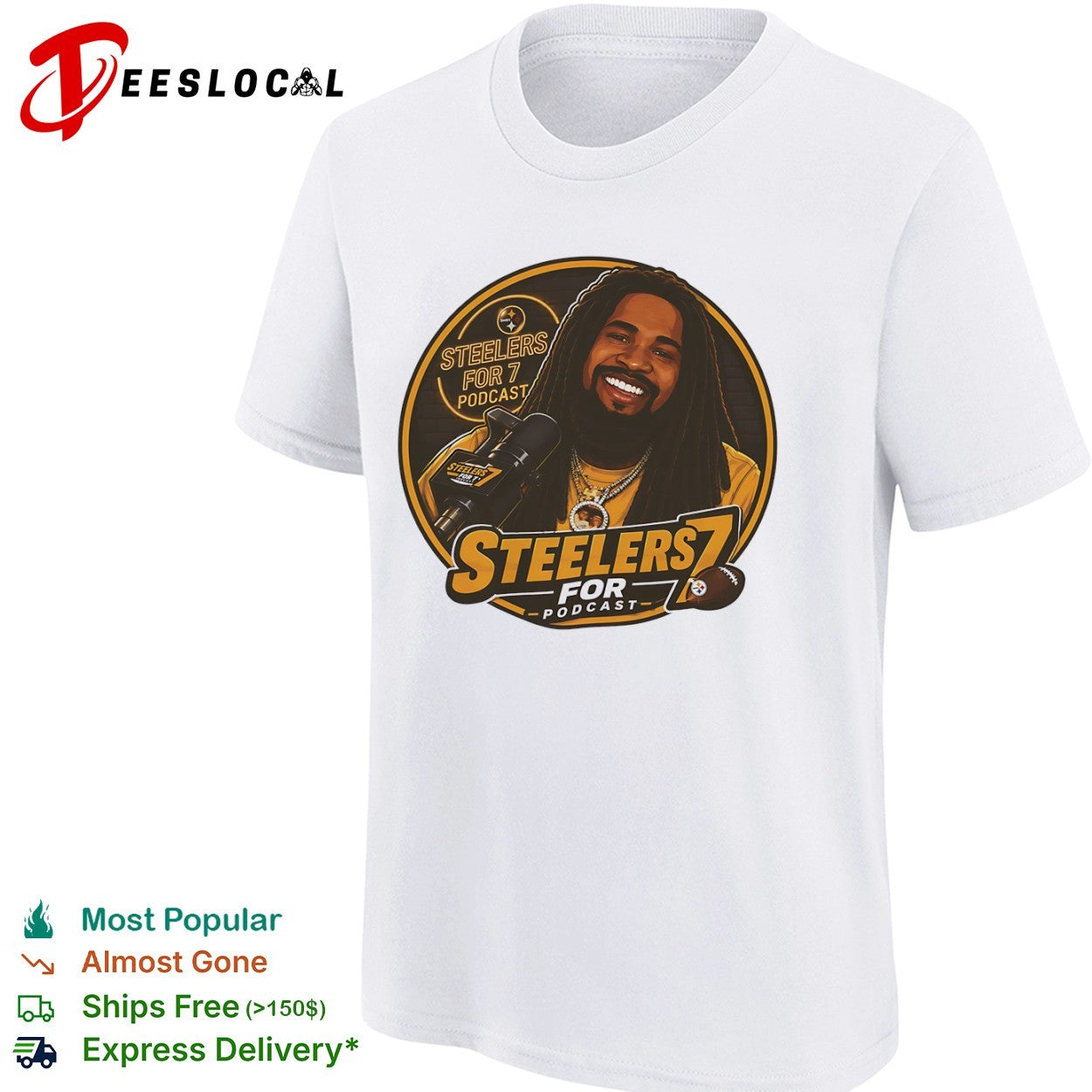 Steelers for 7 Podcast Cameron Heyward Pittsburgh Steelers NFL Football shirt
