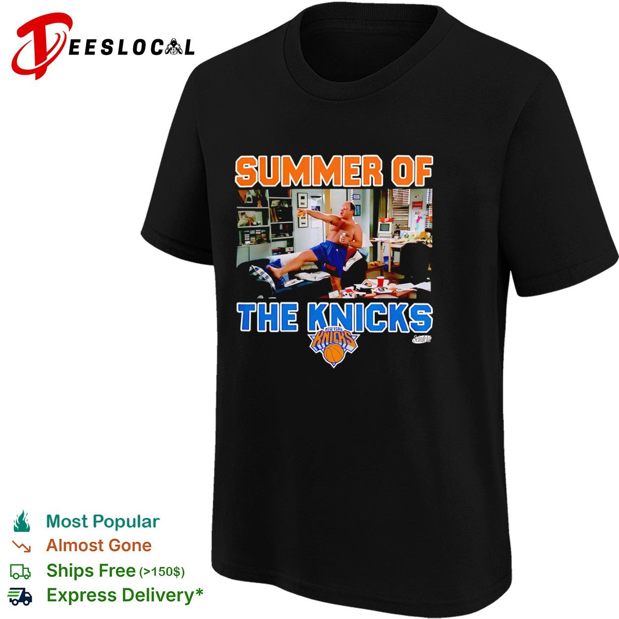 Summer of the Knicks George Costanza Seinfeld New York Knicks NBA Parody shirt