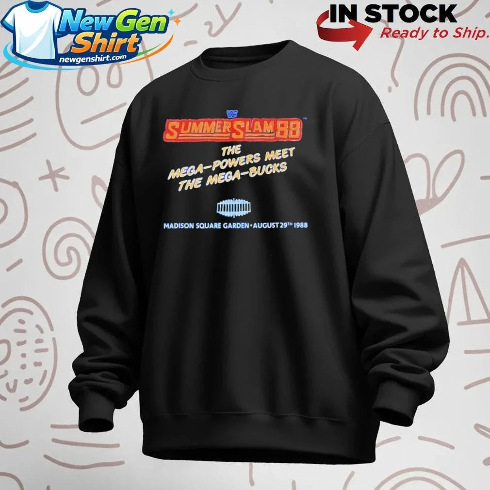 Summerslam 88 The Mega Powers Meet The Mega Bucks Shirt