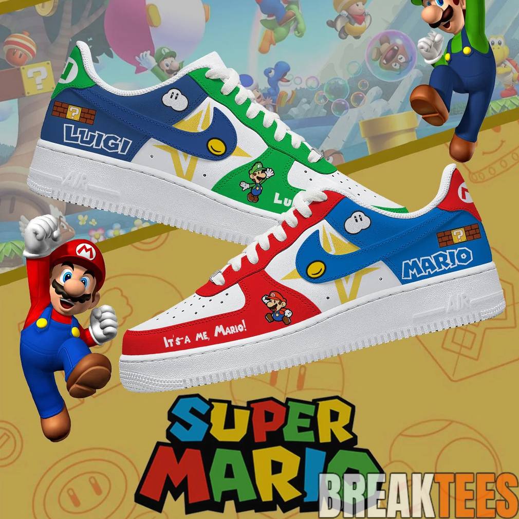 Super Mario ‘Luigi & Mario’ Special Edition AF1 Sneaker
