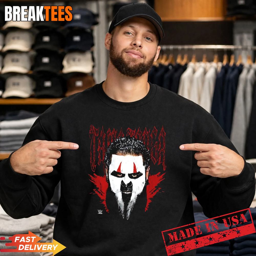Tama Tonga WWE scream big face t-shirt