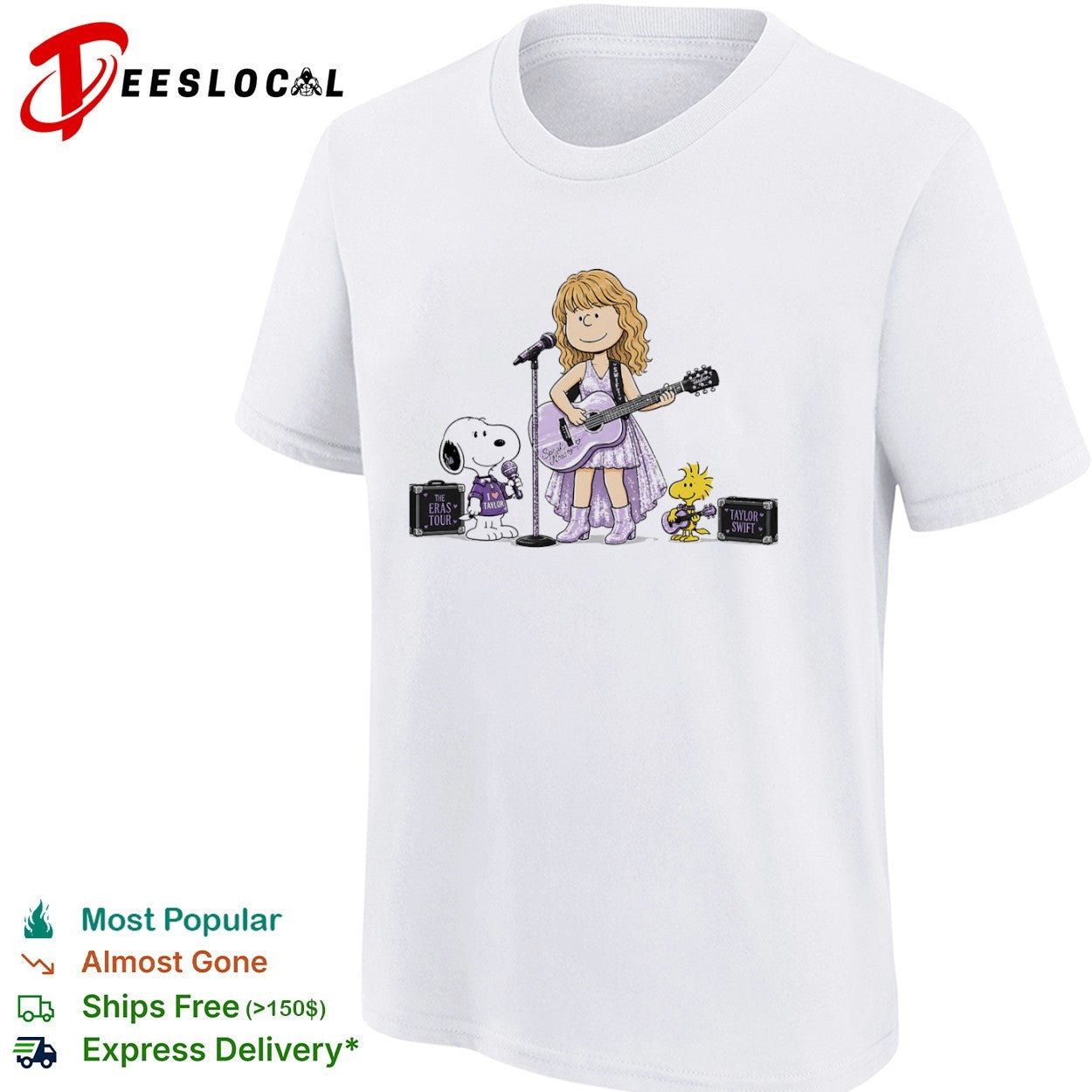 Taylor Snoopy Woodstock The Eras Tour I Love Taylor Speak Now shirt