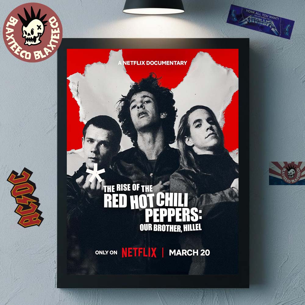 The Rise Of The Red Hot Chili Peppers Our Brother Hillel Netflix Documentary Home Decor Poster Canvas
