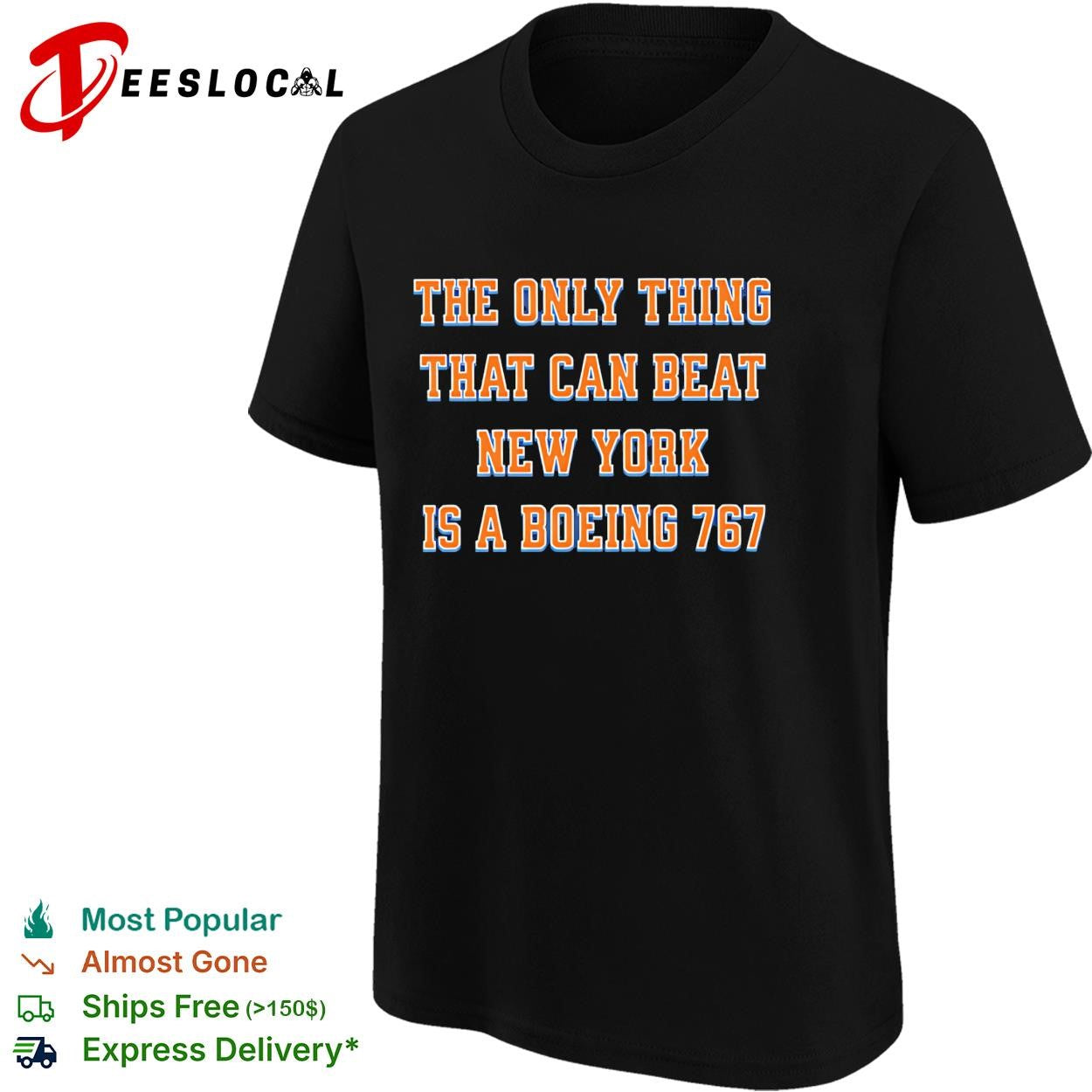 The only thing that can beat New York Knicks is a Boeing 767 shirt