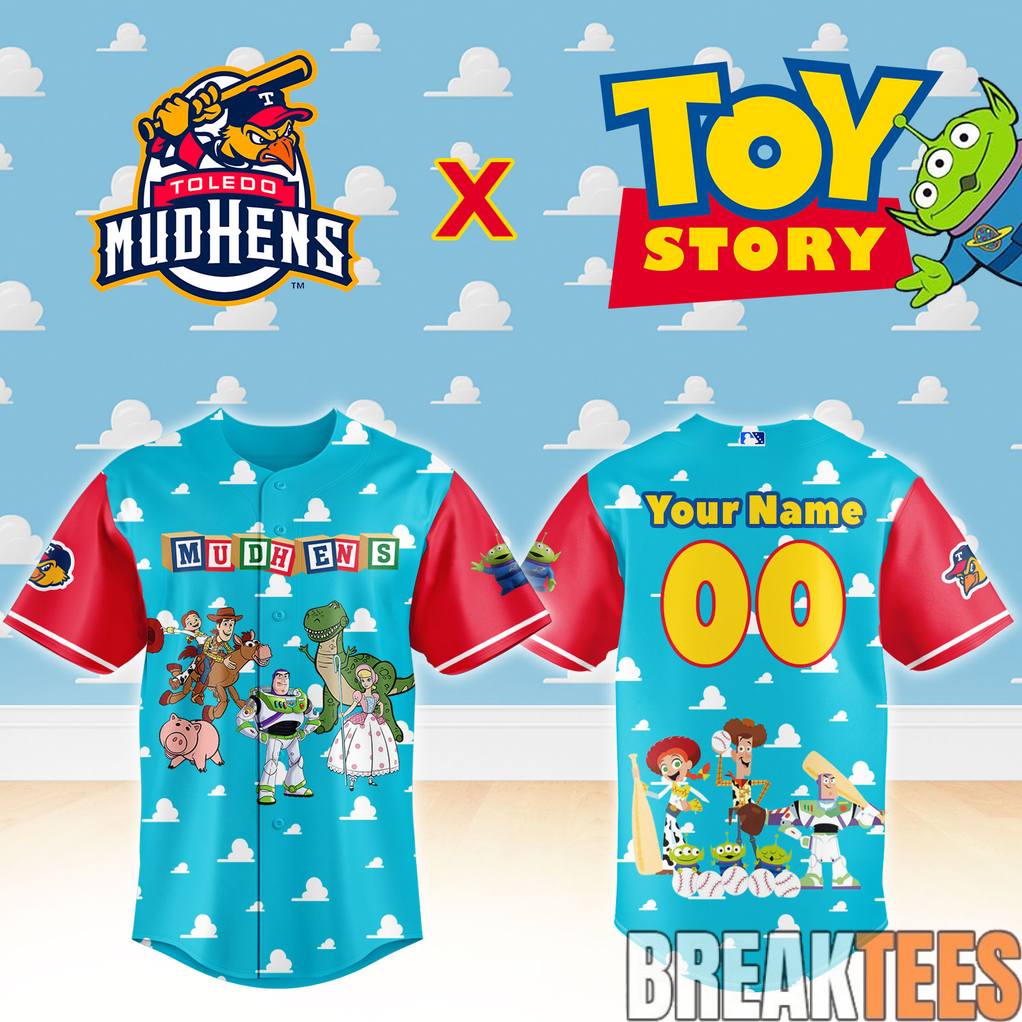 Toledo Mud Hens x Toy Story Night Custom Baseball Jersey
