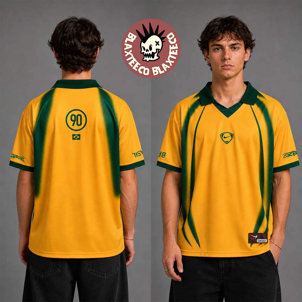 Travis Scott Cactus Jack x Nike x FIFA World Cup 2026 Brasil Total 90 Retro Football Jersey