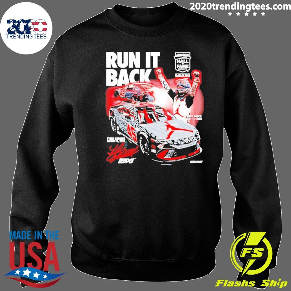 Tyler Reddick Run It Back Nascar Hall Of Fame 2026 Signature Shirt