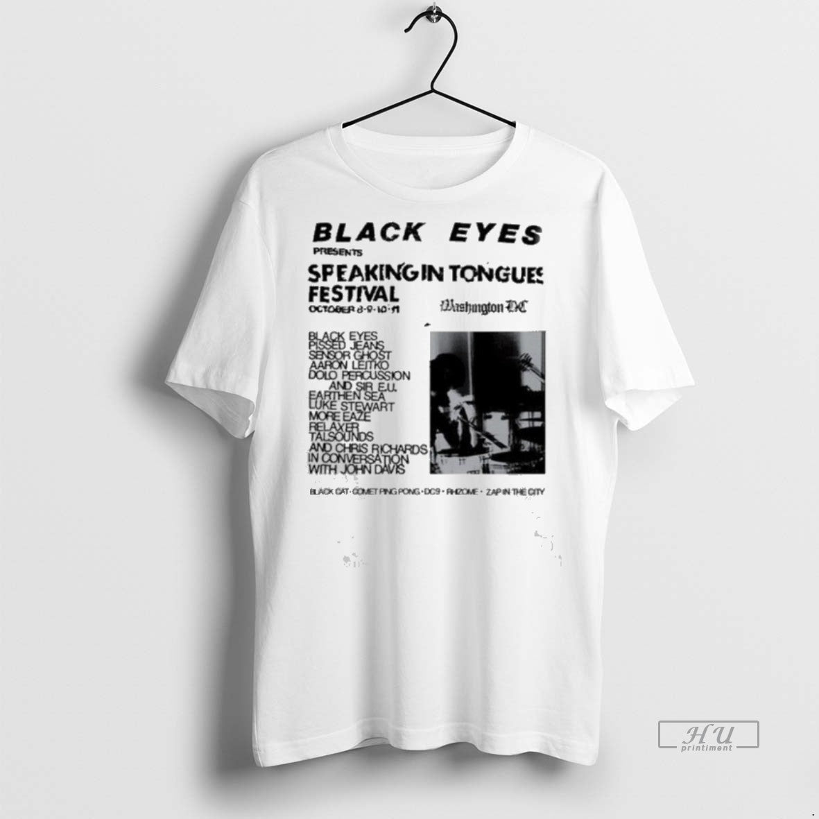 Viral Black Eyes Dischord Speaking In Tongues Festival 2025 Tee Shirt Sweater