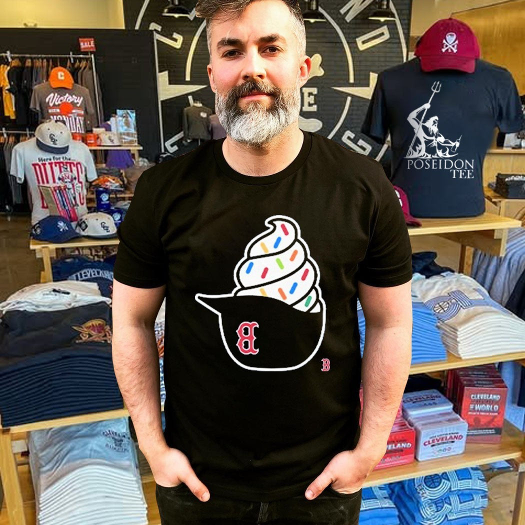 Boston Red Sox Ice Cream Helmet T-shirt