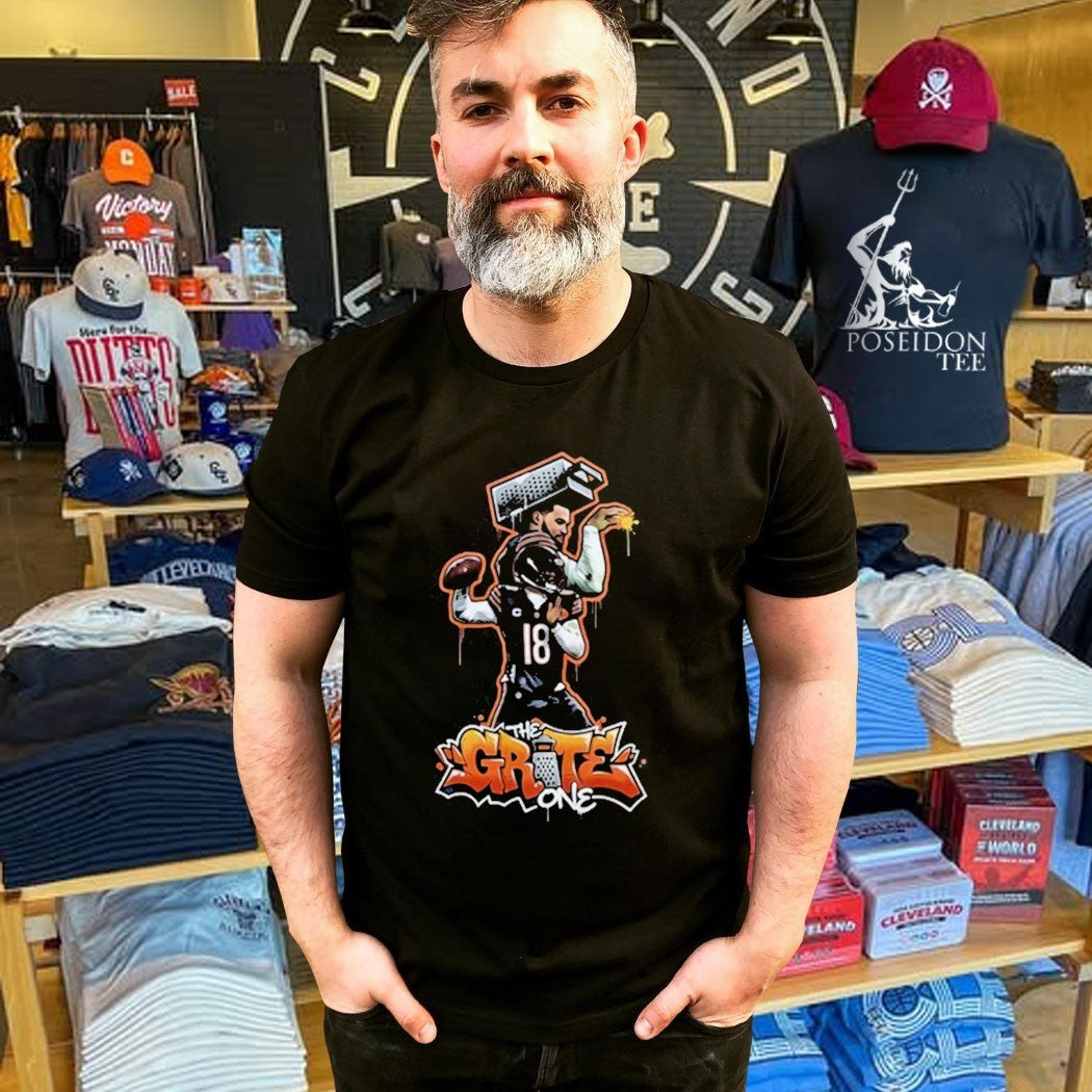 Caleb Williams Iceman The Grate One Chicago Bears T-shirt