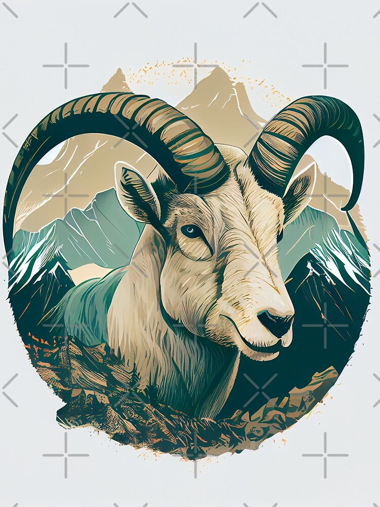High Altitude Mountain Goat by mcmtdesigns