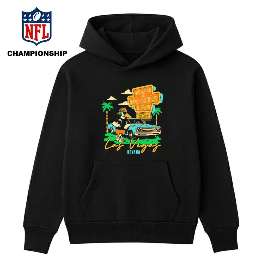 Flom x Monster Lan 2026 Las Vegas Nevada Shirt