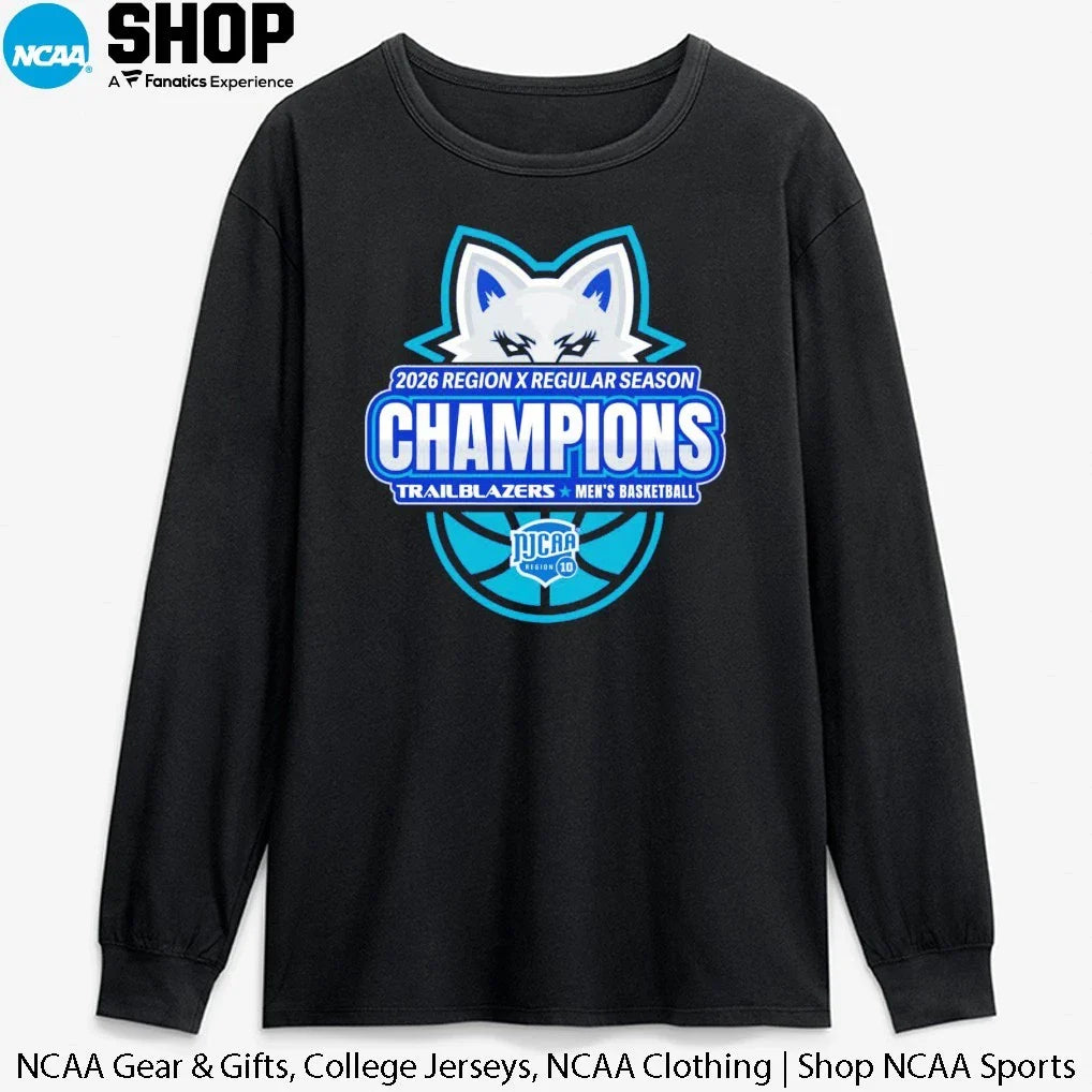 Forsyth Tech Trailblazers Men’s Basketball 2026 Region X Regular Season Champions T-Shirt