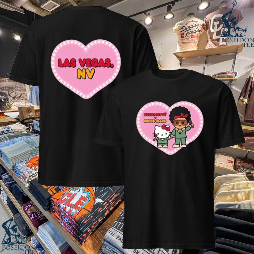 Hello Kitty Bruno Mars Las Vegas 2026 T-shirt
