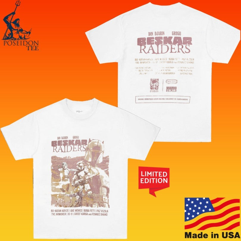 Heroes Villains Star Wars 2026 Exclusive Beskar Raiders T-shirt
