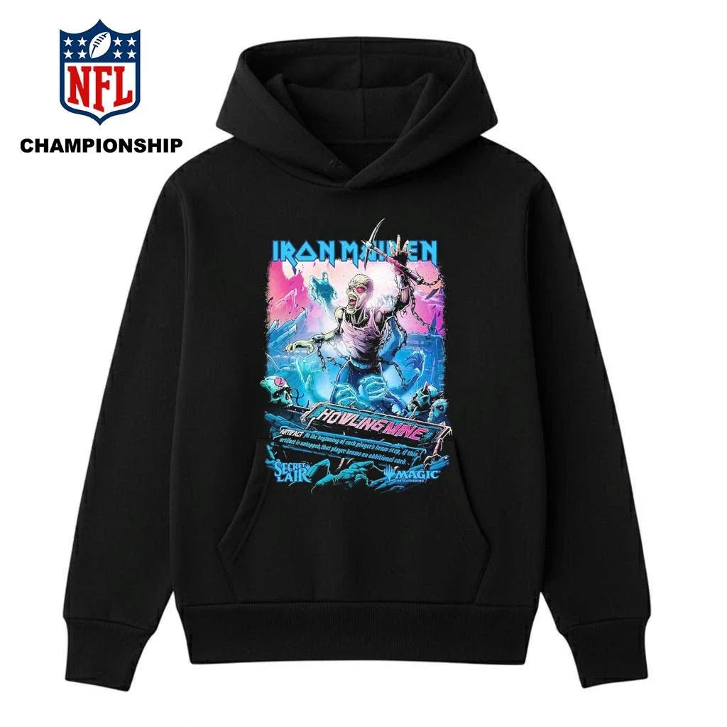 Iron Maiden X Magic The Gathering Howling Mine Eddie Shirt