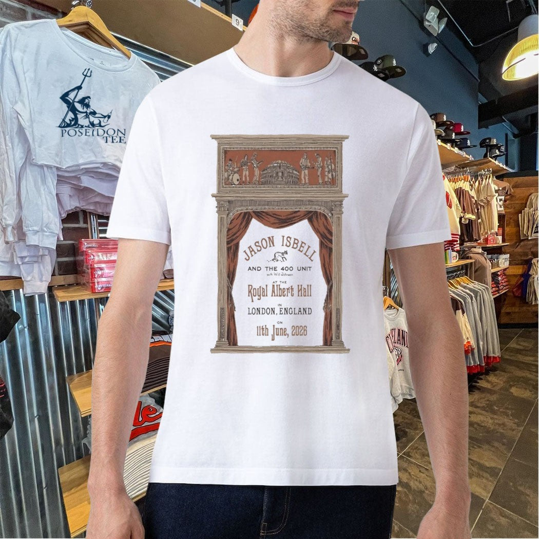 Jason Isbell And The 400 Unit Jun 11 2026 Royal Albert Hall London Uk T-shirt