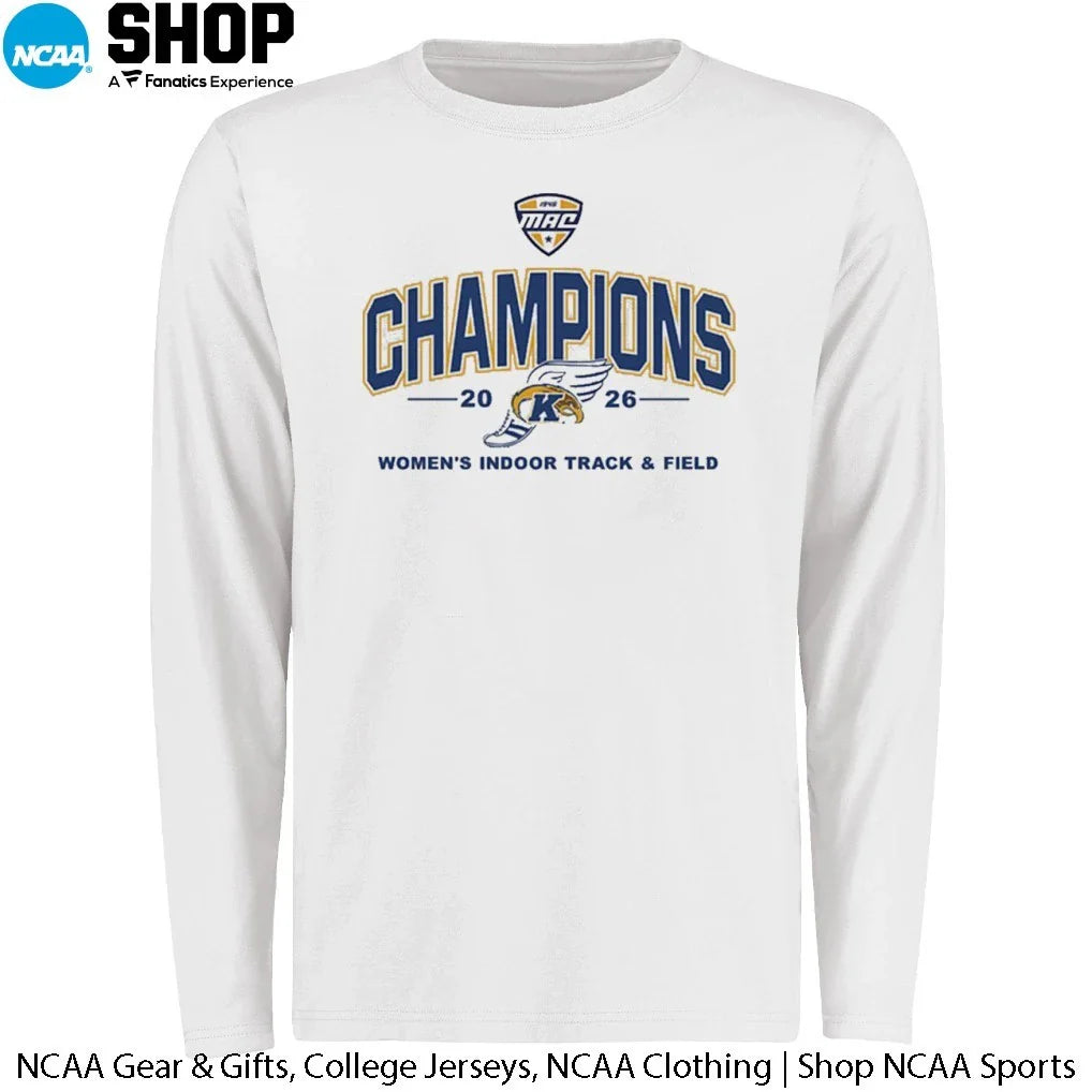 Kent State Golden Flashes MAC 2026 Women’s Indoor Track & Field Champions T-Shirt