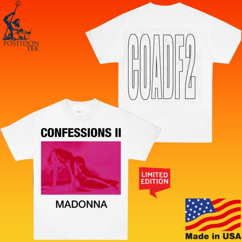 Madonna Confessions Ii Neon Goadf 2 T-shirt