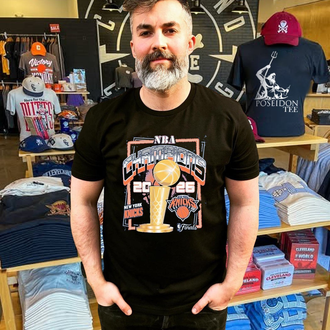 New York Knicks ’47 Blue 2026 Nba Finals Champions Franklin T-shirt