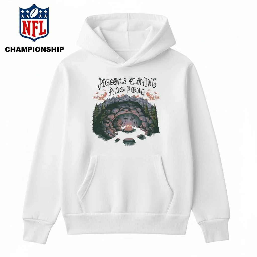 Pigeons Playing Ping Pong X Nature Backs 2026 Shirt
