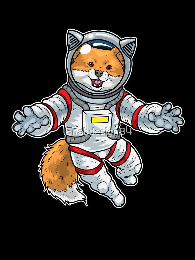 Fox Astronaut Space by Snabdesign84
