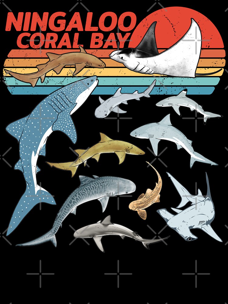 Shark species Ningaloo Coral Bay Australia by NicGrayGraphic