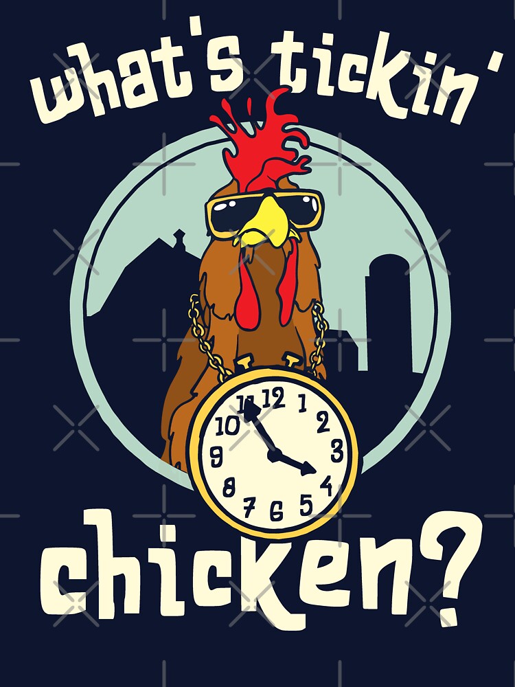 Funny Chicken Backyard Chicken Wearing Sunglasses by Huhnerdieb Apparel
