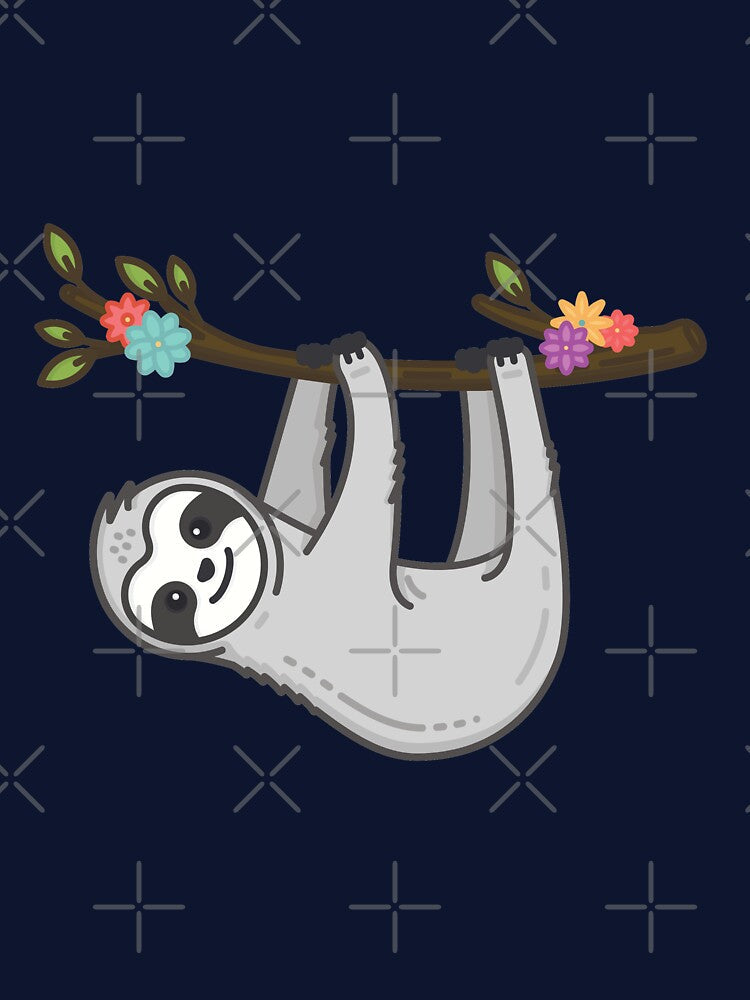 Happy Sloth Pattern by joywoods