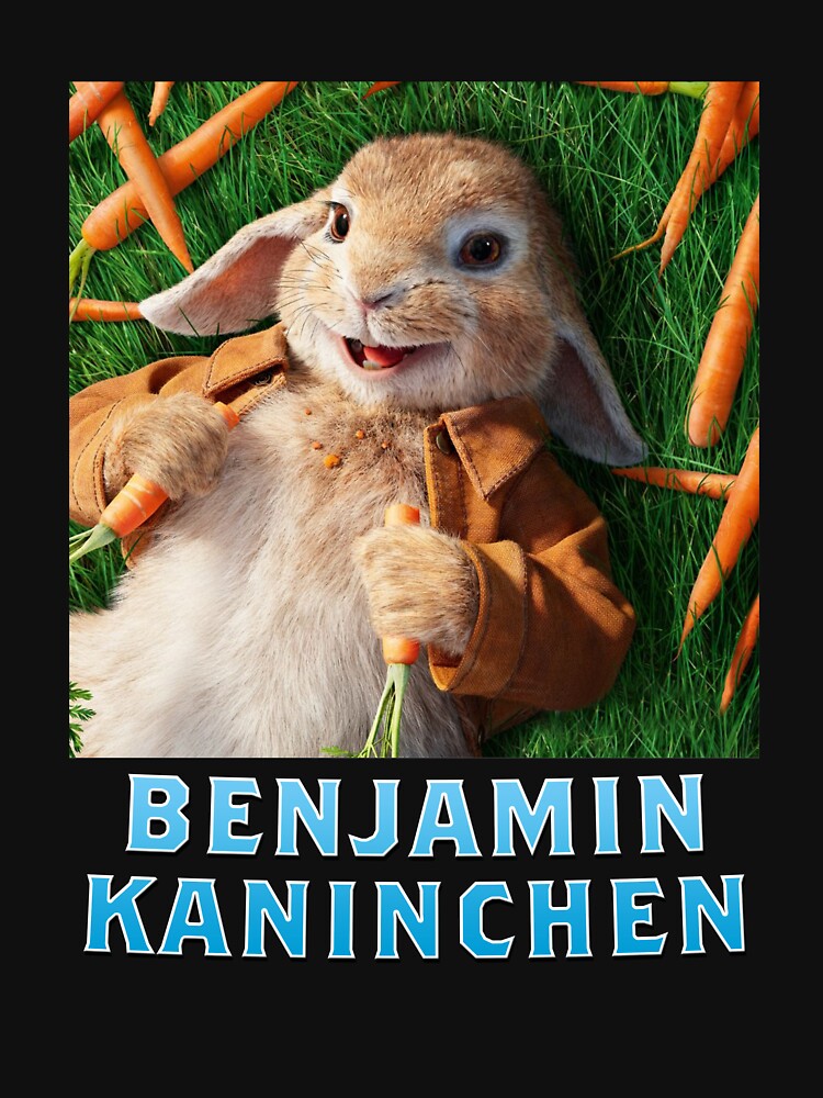 Peter Rabbit - Benjamin Kaninchen T shirt film 2018 movie by Yarkos