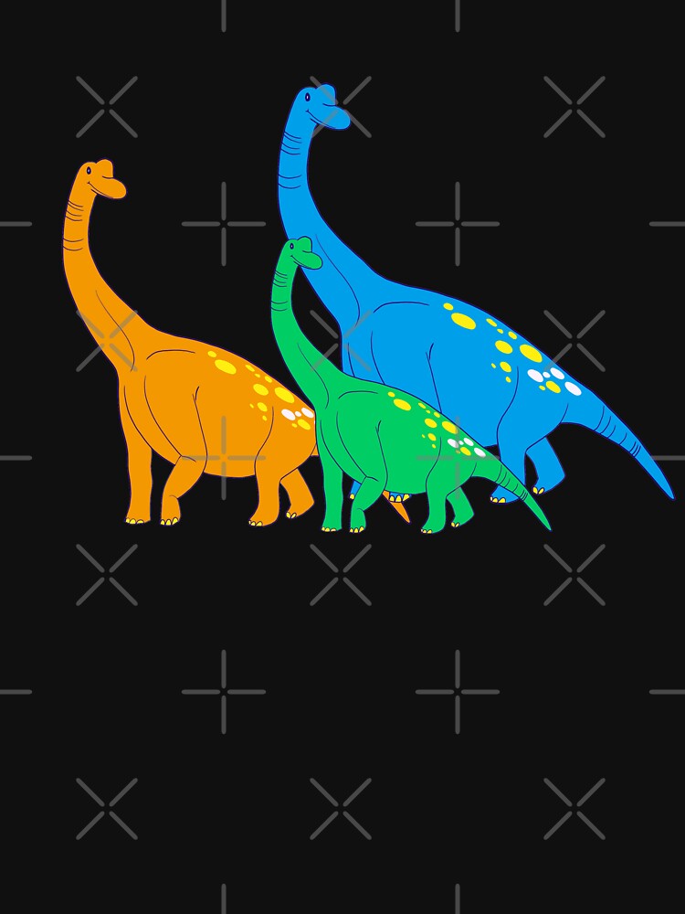 Lovely Brachiosaurus family by Danggi Days!