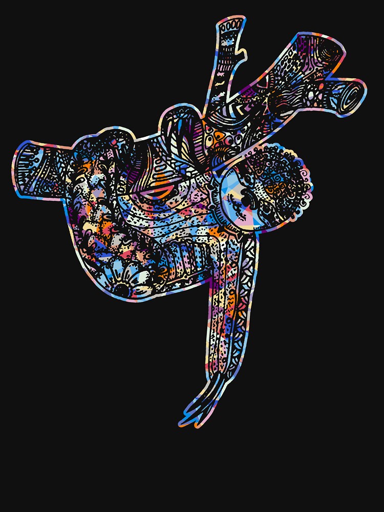 Cool And Awesome Sloth Geometric by UnknownArtistt