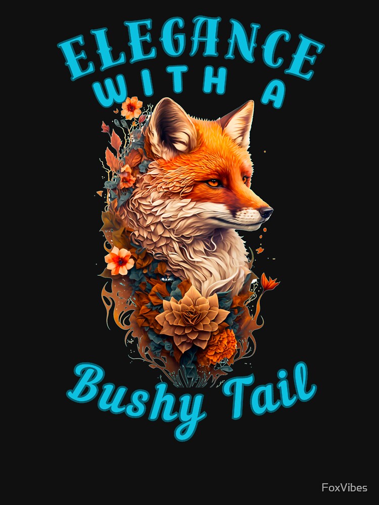 Elegance With A Bushy Tail. fox face by FoxVibes