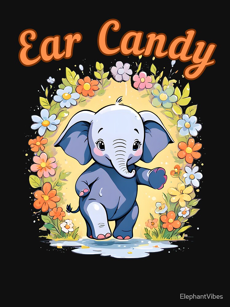 Ear Candy Flower elephant by ElephantVibes