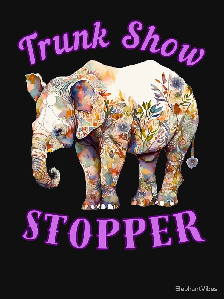 Trunk Show Stopper. elephant face by ElephantVibes