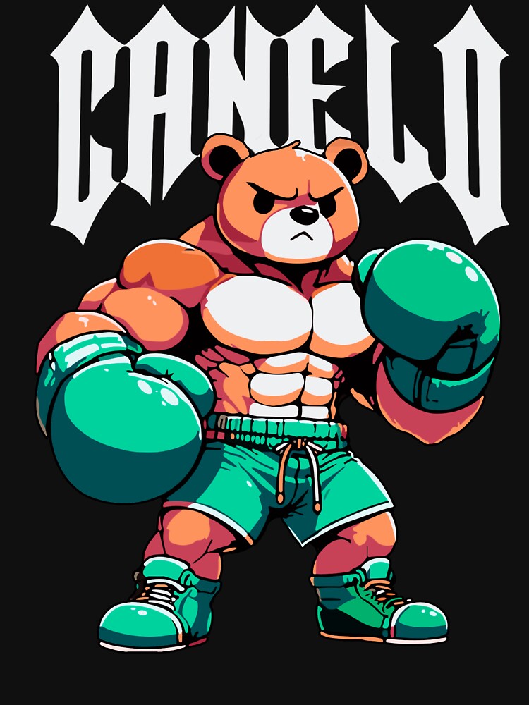 Canelo Bear Boxer Fashion Design by ASLdesigner