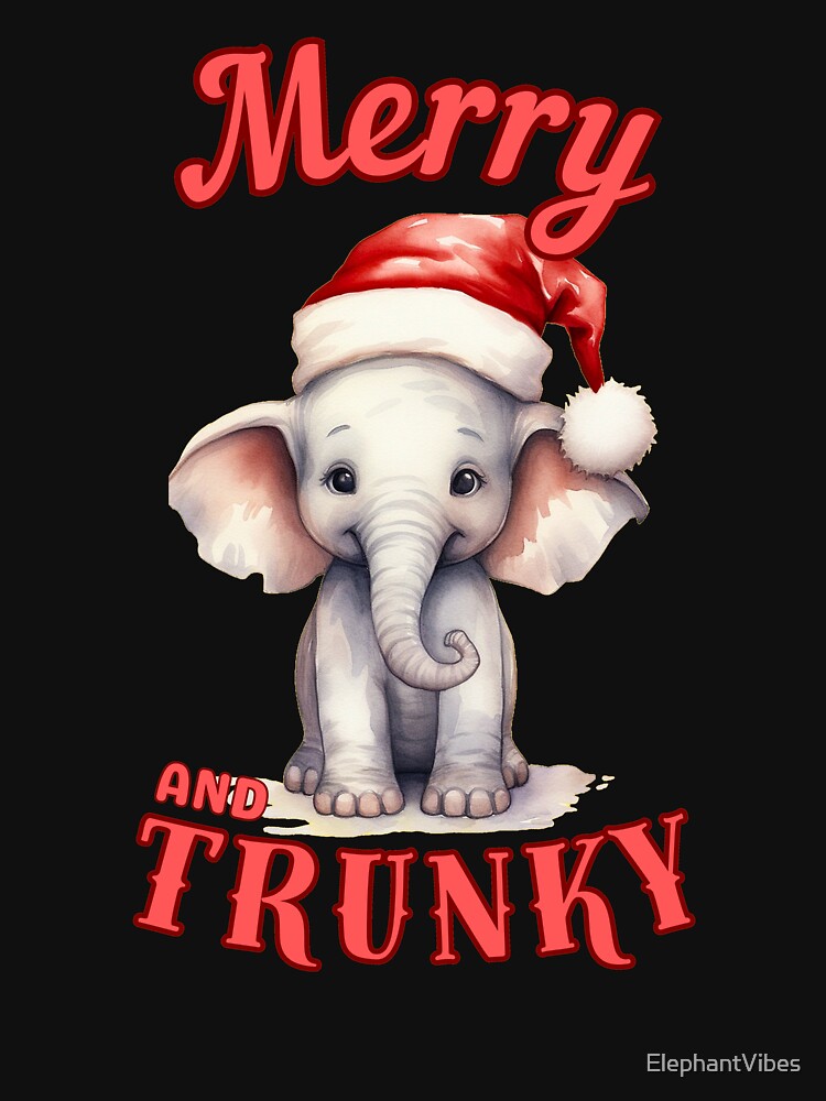 Merry And Trunky. colorful elephant by ElephantVibes